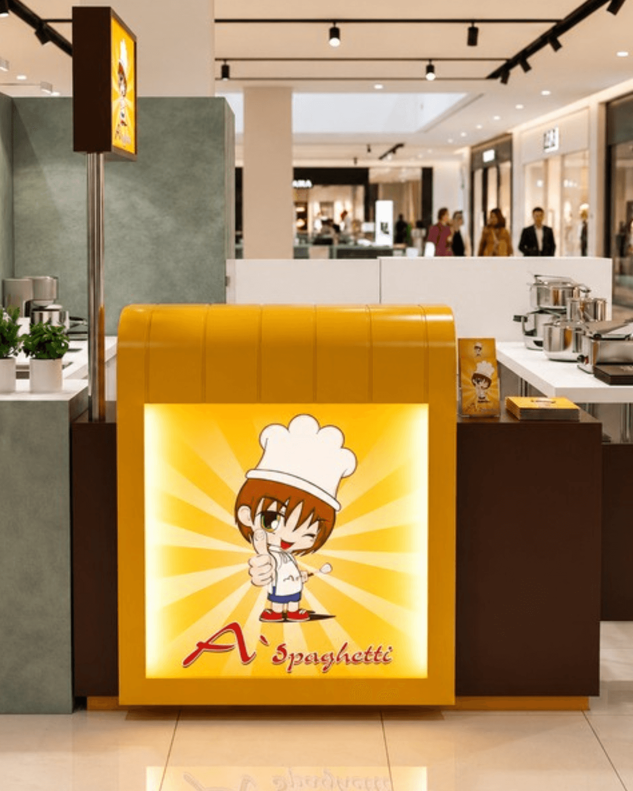 A Spaghetty Booth